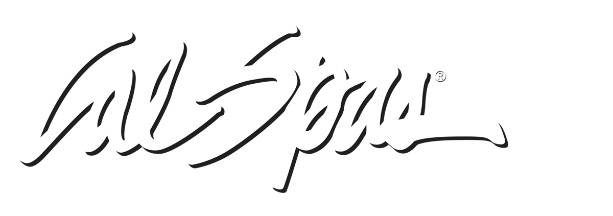 Calspas White logo hot tubs spas for sale Cary